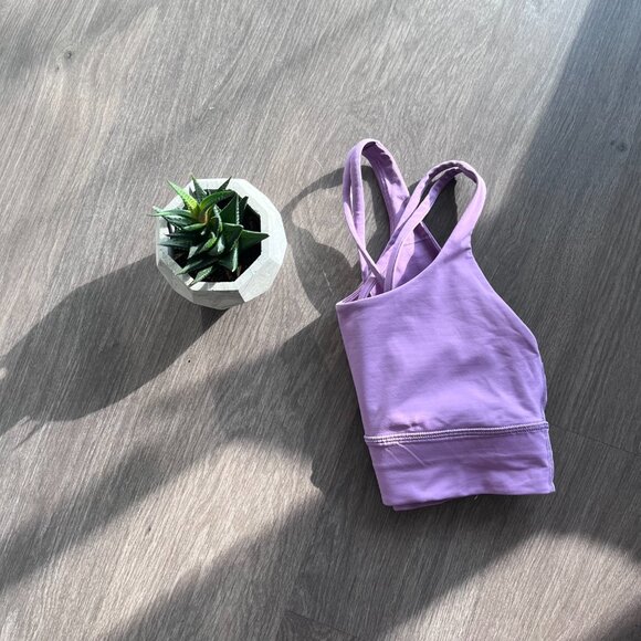 Lululemon Lilac Light Support Sports Bra - Picture 9 of 9